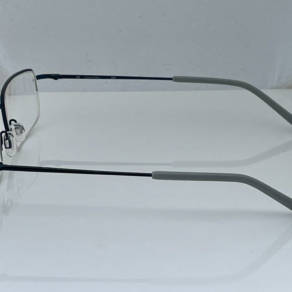 Nike Eyeglasses Frame Blue/Gray Metal Glasses Fram - Picture 10 of 16